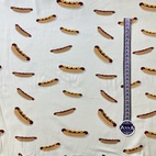 Korv Med Bröd Beige - Trikåtyg