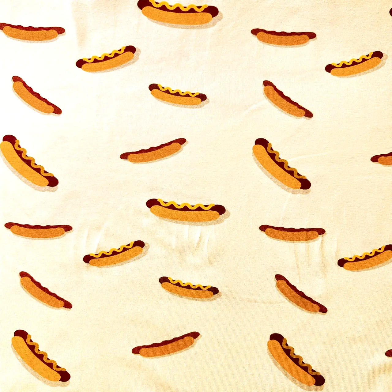 Sausage With Bread Beige - Jersey Fabric