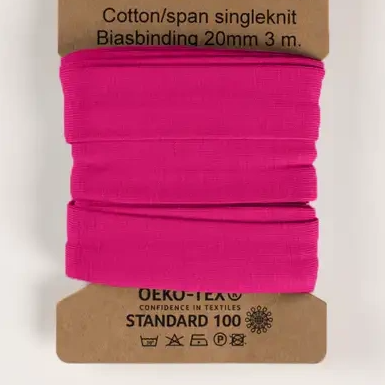 170 | Fuschia -  trikåkantband, färdigvikt