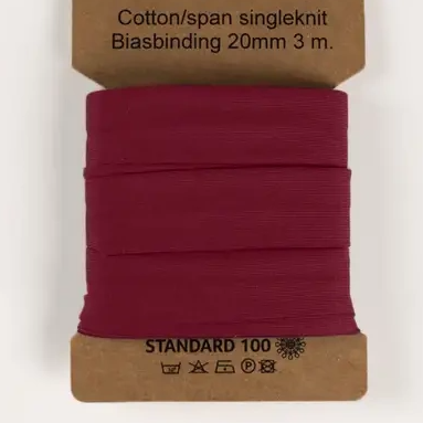190 | Wine -  trikåkantband, färdigvikt