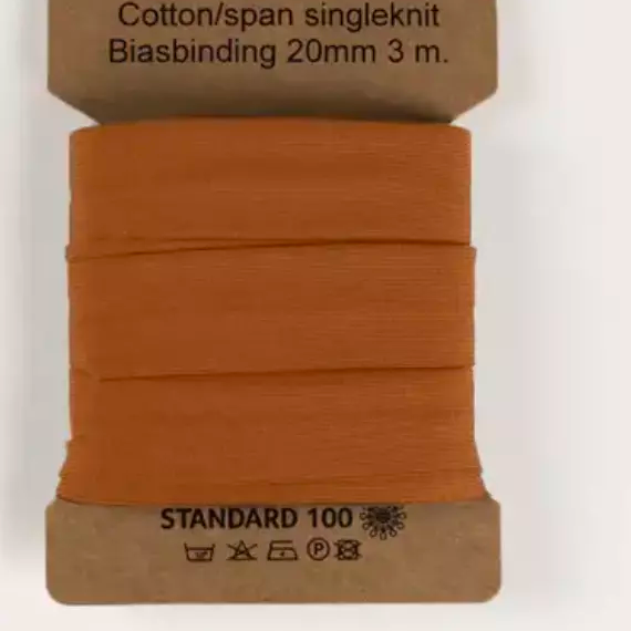 550 | Caramel - trikåkantband, färdigvikt