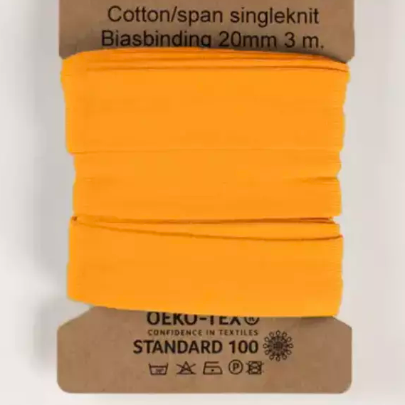 830 | yellow - trikåkantband, färdigvikt