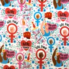 Girlpower - Trikåtyg