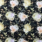 Rosen Clara Svart - Trikåtyg