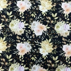 Rosen Clara Svart - Trikåtyg