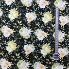 Rosen Clara Svart - Trikåtyg