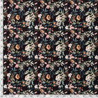 Flowers Black - Sportlycra