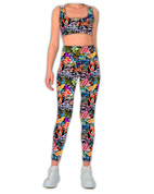 Graffiti Black - Sportlycra