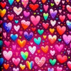 Colour Me Hearts, Pink - Jogging