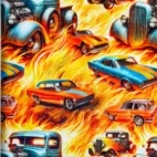 Racing, old cars - Jogging