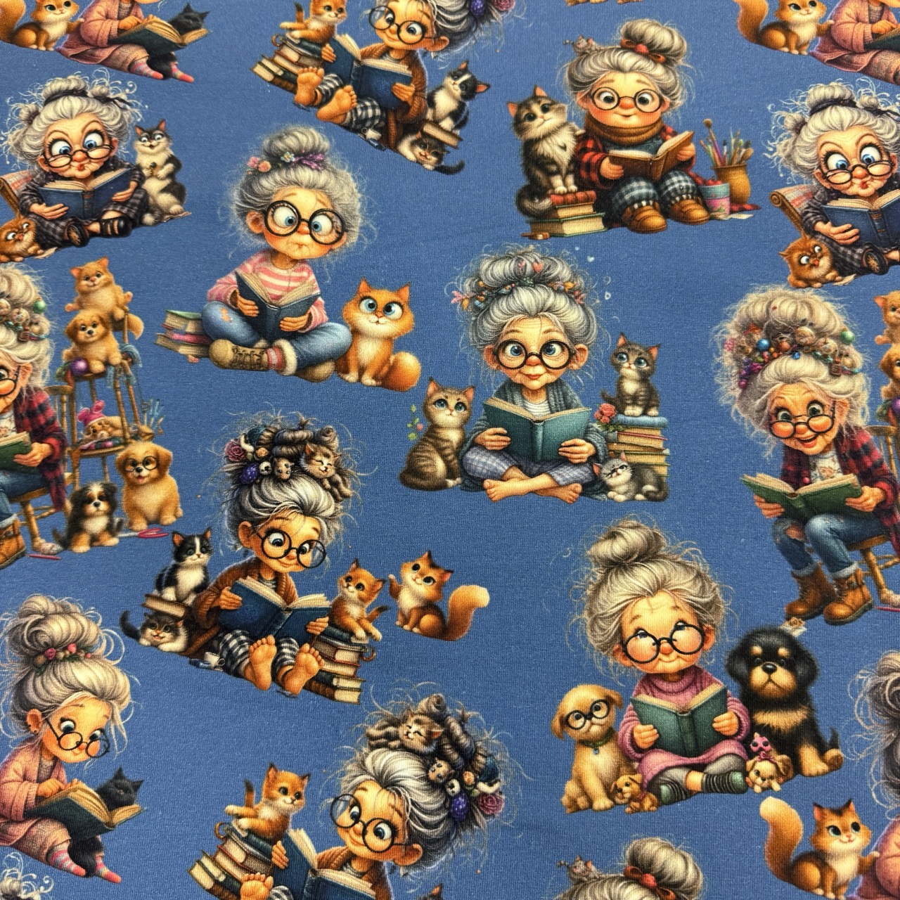 Bok-tanter, blå -  Zelected By ZannaZ