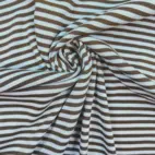 Ribbstickat - Brun/Baby Blå Smal