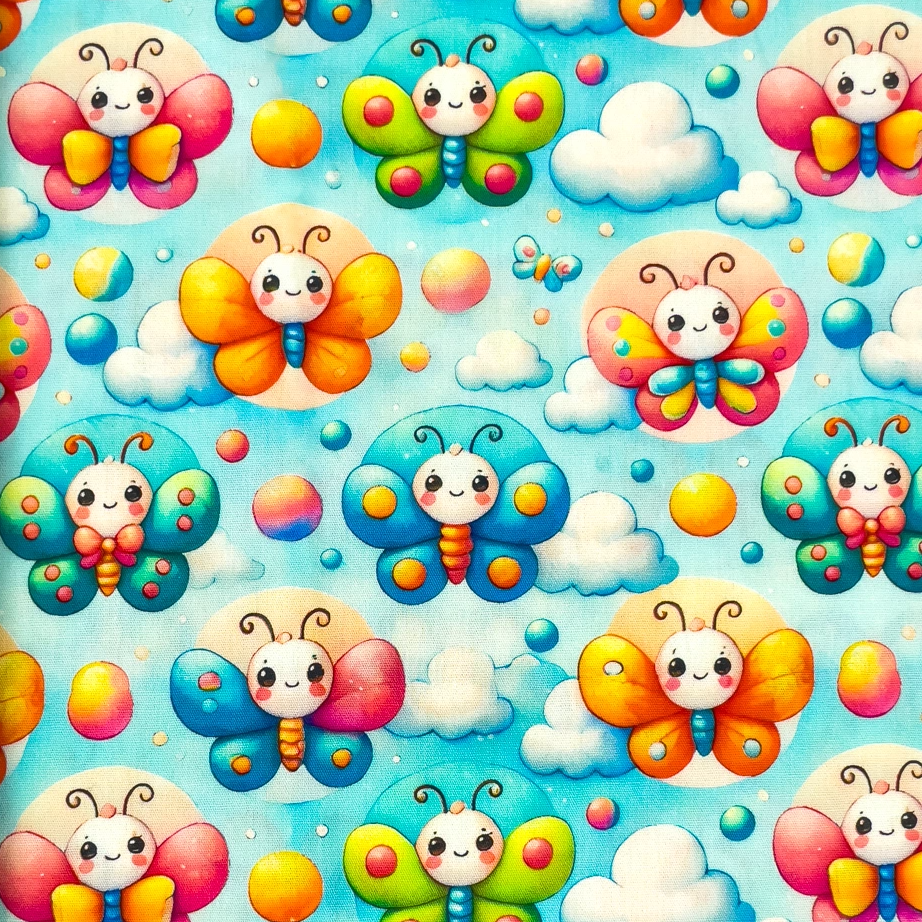 Sweet And Colorful, Sweeties - bomullspoplin