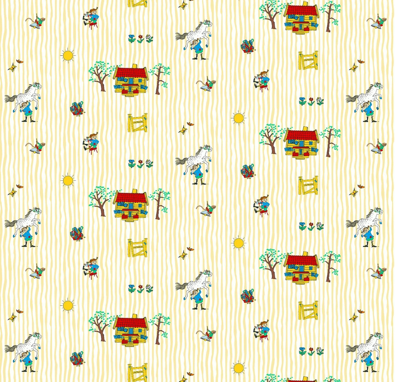 Hemma hos Pippi - Trikåtyg