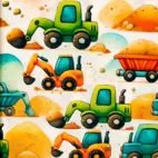 Rides - bomullspoplin