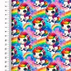 Unicorn Rainbow - cotton poplin