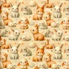 Bunnys - bomullspoplin