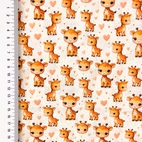 Sunny Clouds, Giraffe - cotton poplin
