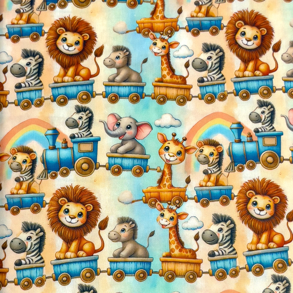 Travel The World - bomullspoplin