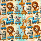 Travel The World - bomullspoplin