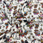 Blommor - Moomin | Vävt tyg