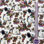 Blommor - Moomin | Vävt tyg