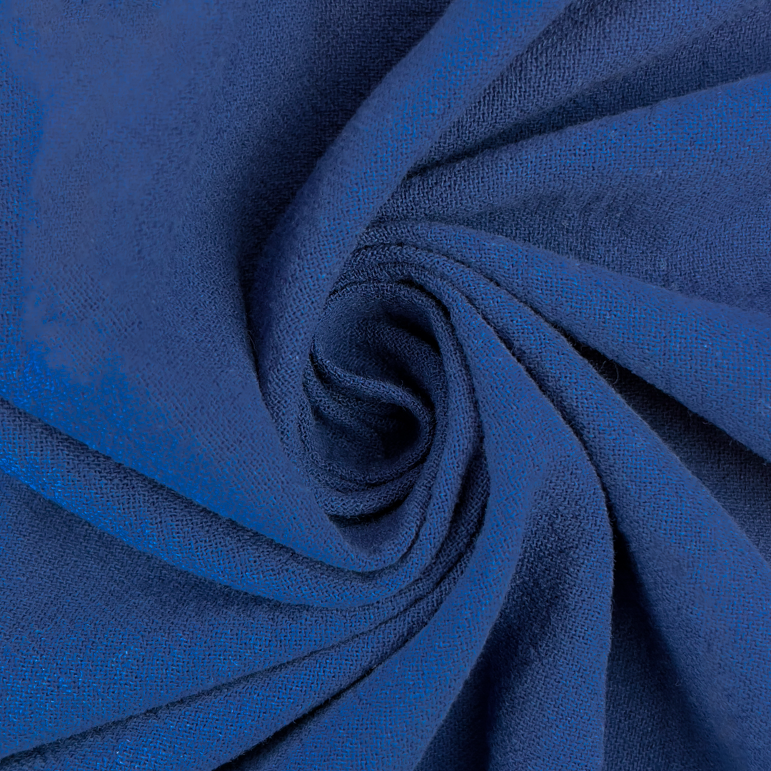Dark blue - Vintage cotton fabric