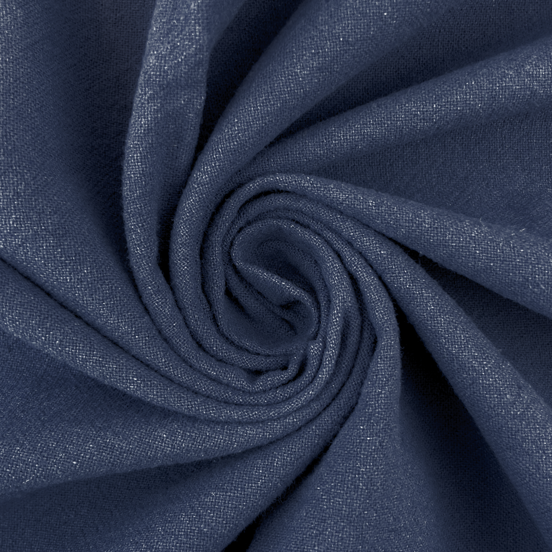Marinblå - Vintage bomullstyg
