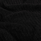 Svart - Borstad ribb