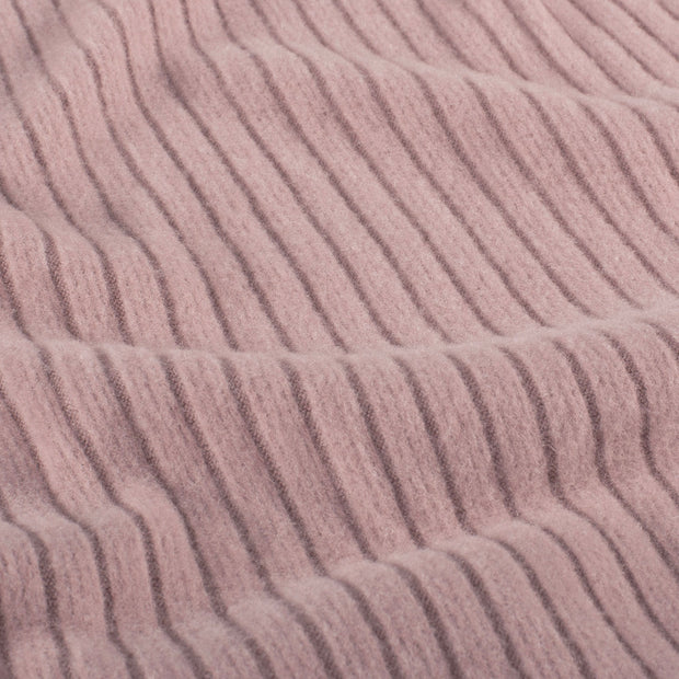 Dusty rose - Borstad ribb