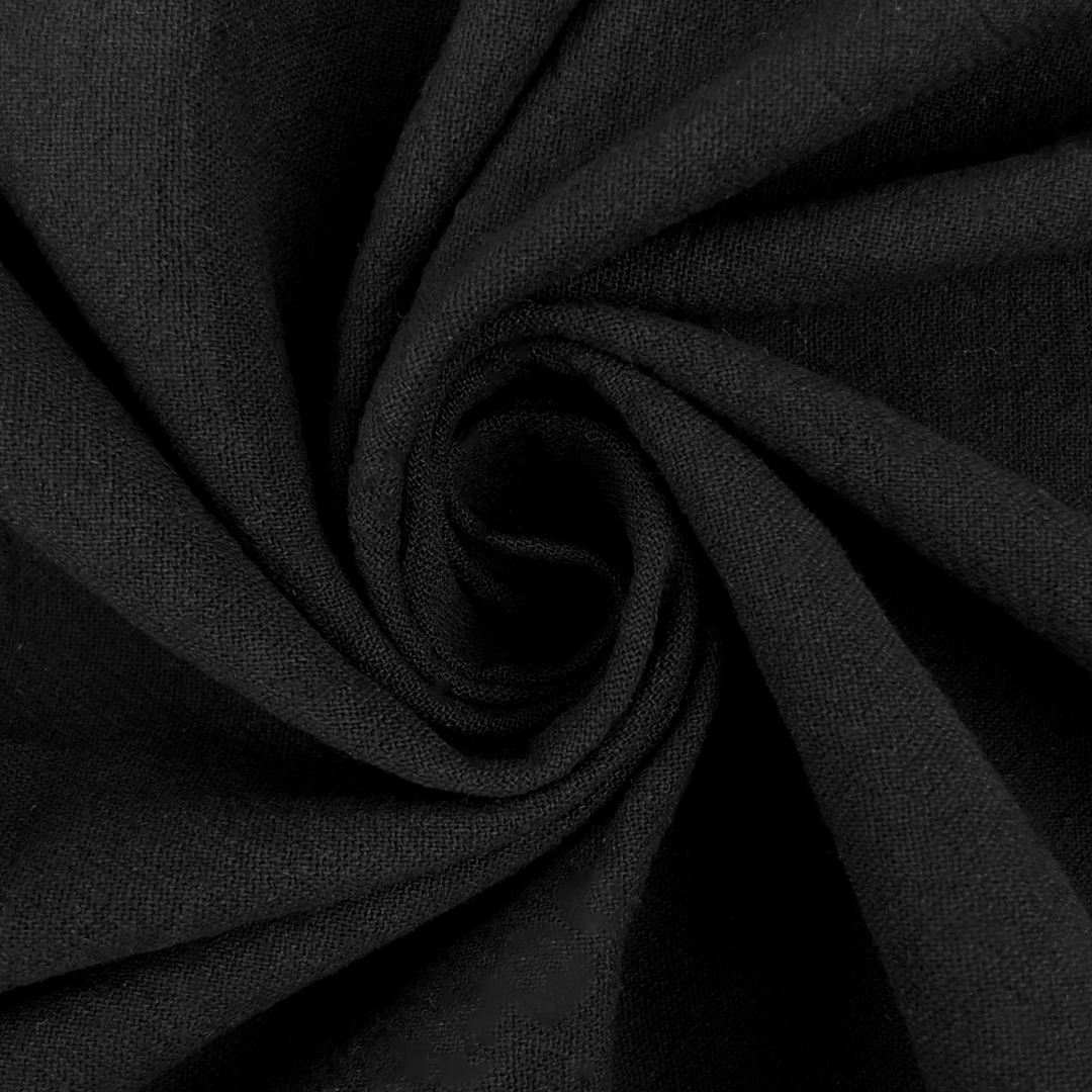 Black - Vintage bomullstyg