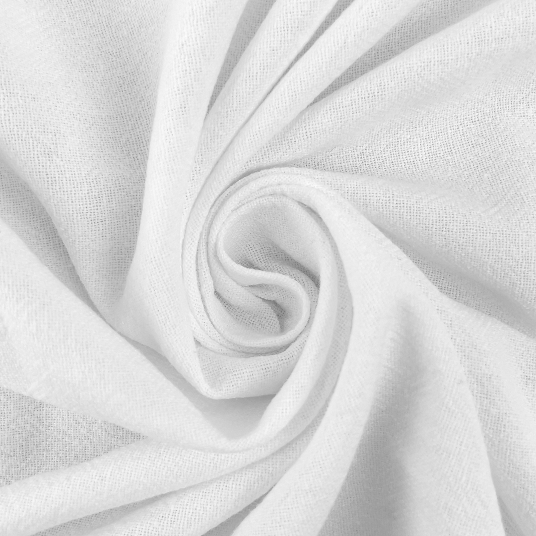 White - Vintage bomullstyg