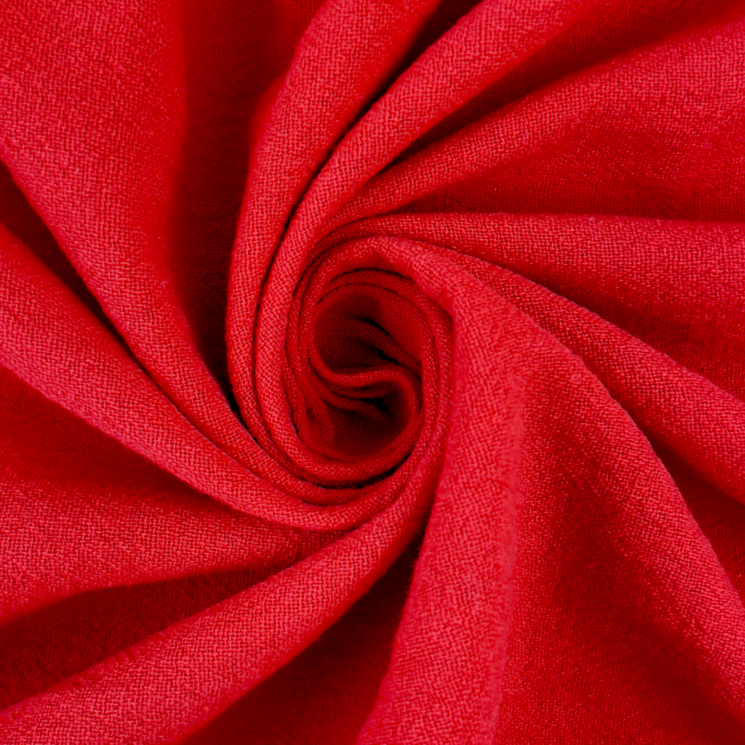 Red - Vintage bomullstyg