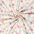 Telma, Off White - Jersey fabric