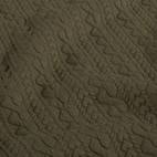 Kabelstickat - Khaki