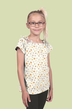 Pia, Off White - Trikåtyg