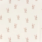 Cute Rabbits, Off White - Trikåtyg