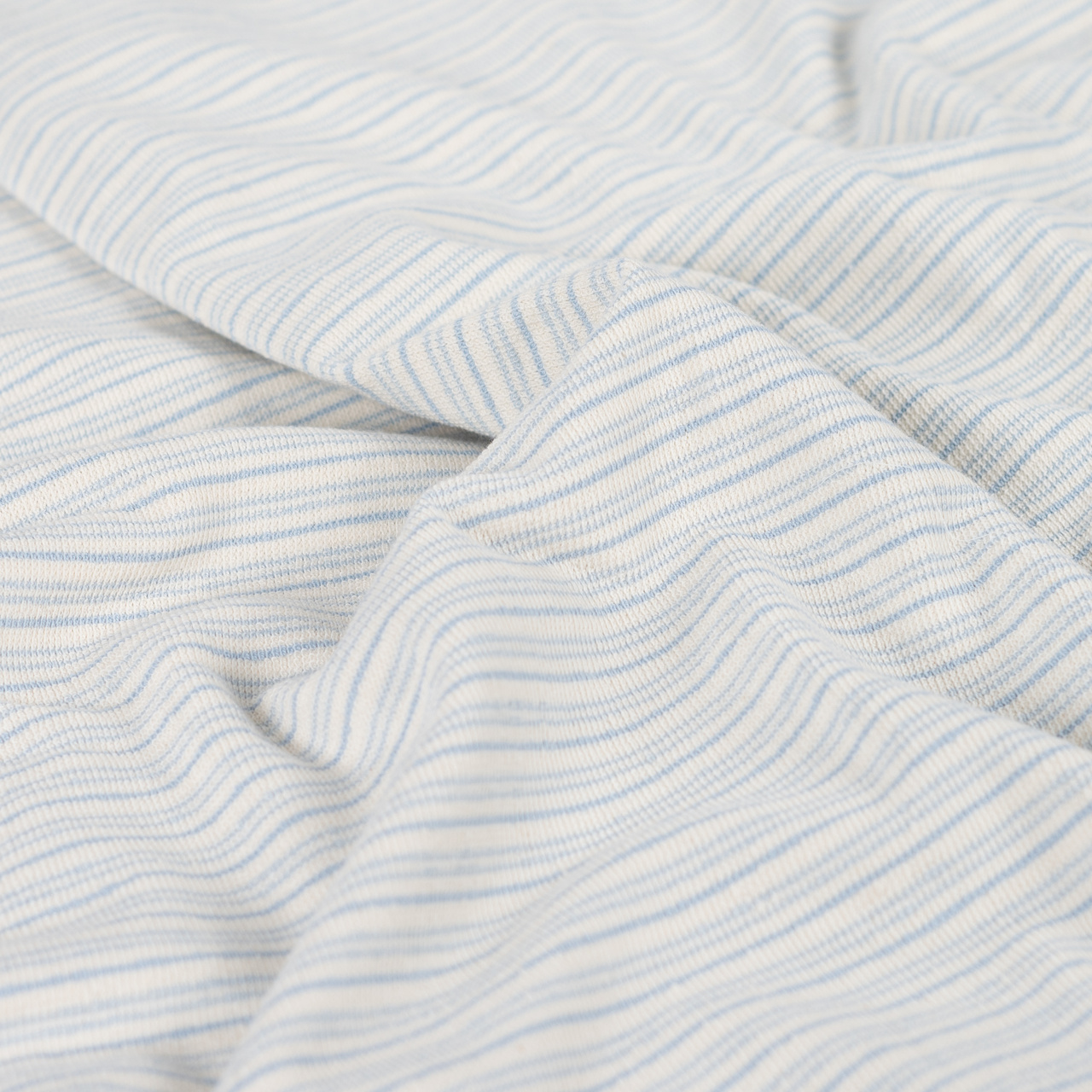 Terry crepe - blå randig