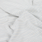 Terry crepe - blå randig