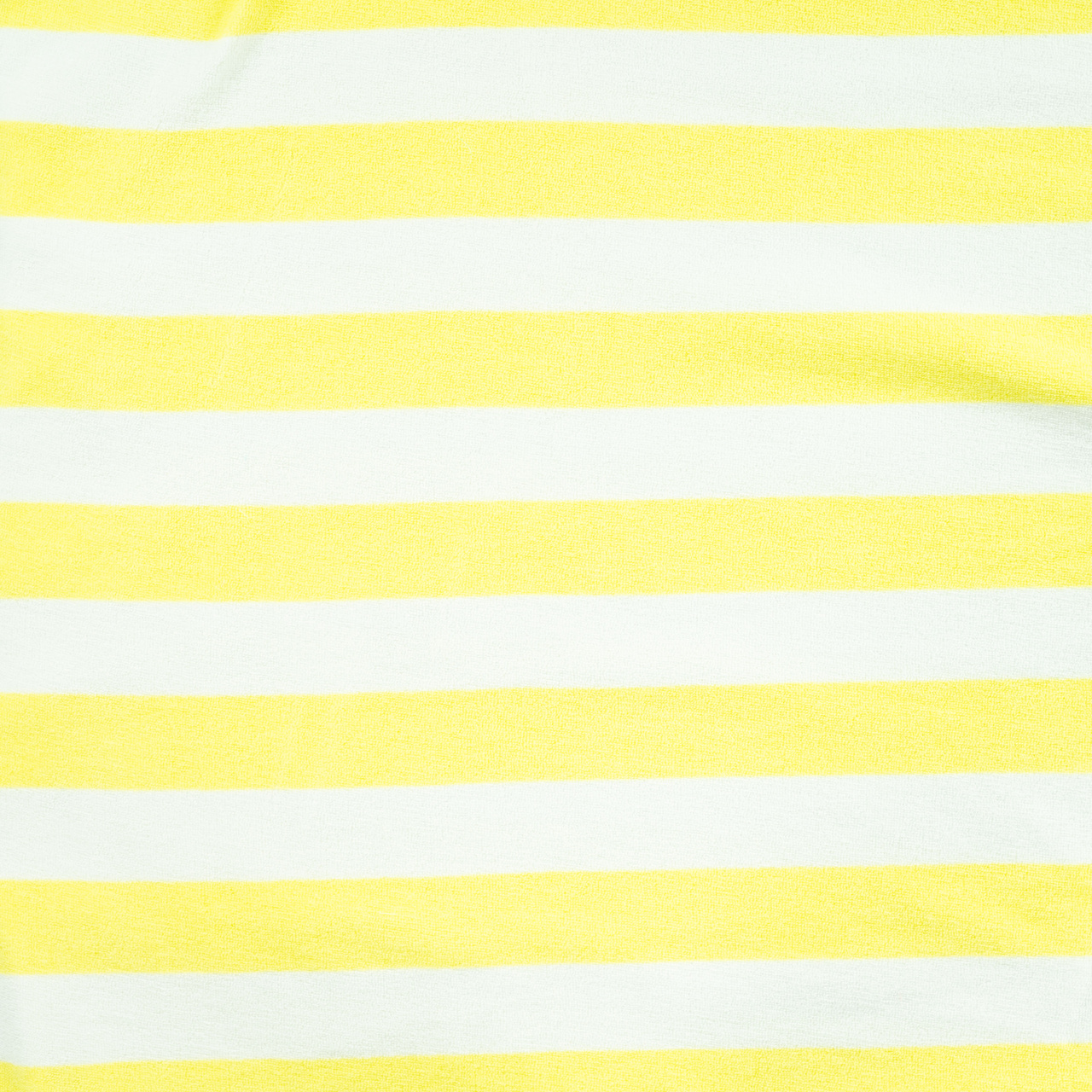 Jersey Frotte´ - Gul/vit randig