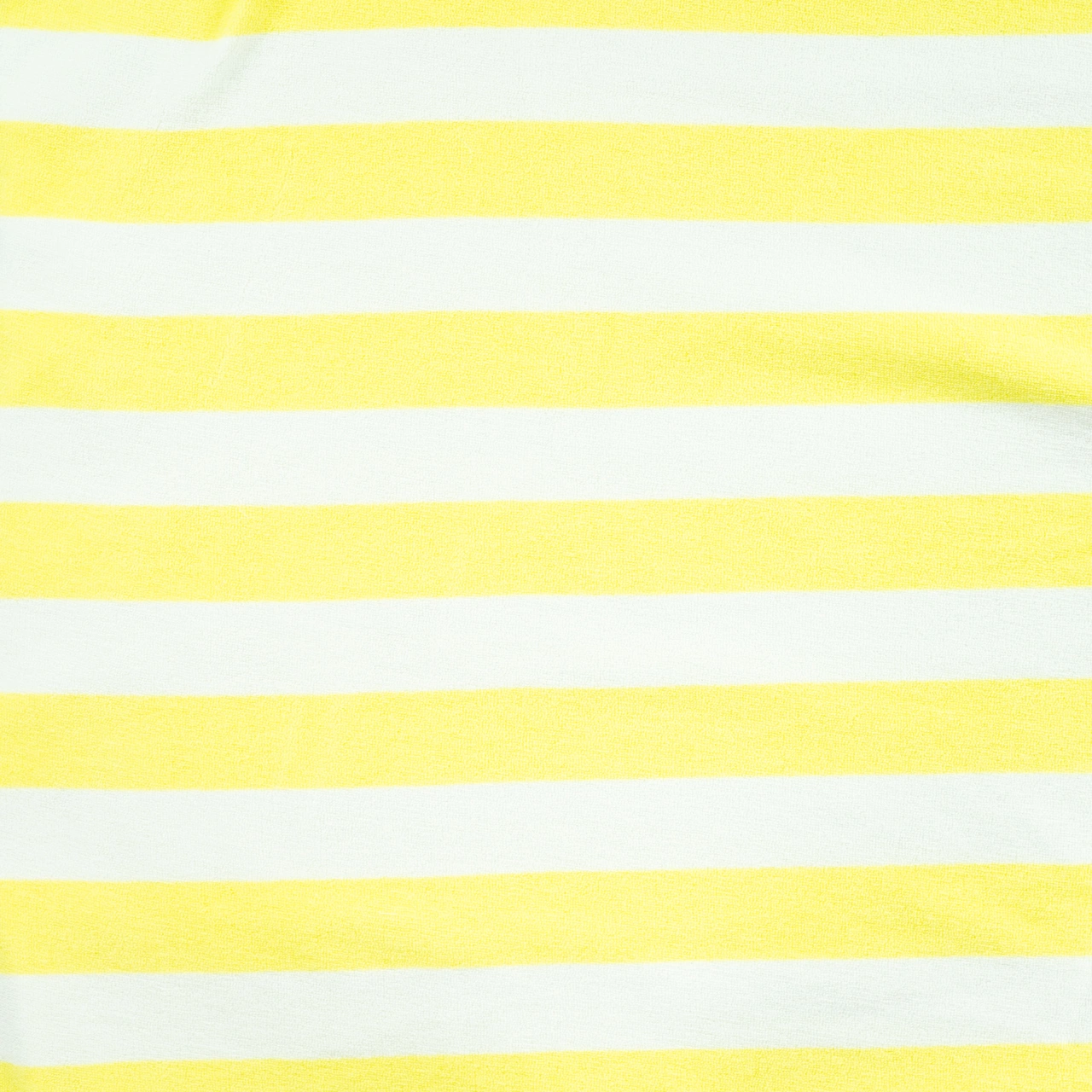 Jersey Frotte´ - Gul/vit randig