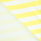 Jersey Frotte´ - Gul/vit randig