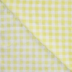 Seersucker - Yellow/white checkered