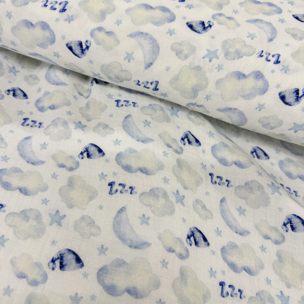 Drömmar - Digitaltryckt Muslin tyg