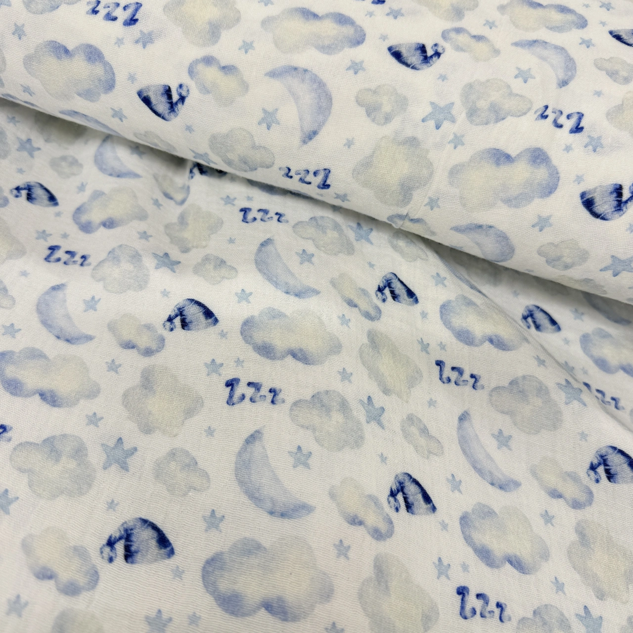 Drömmar - Digitaltryckt Muslin tyg