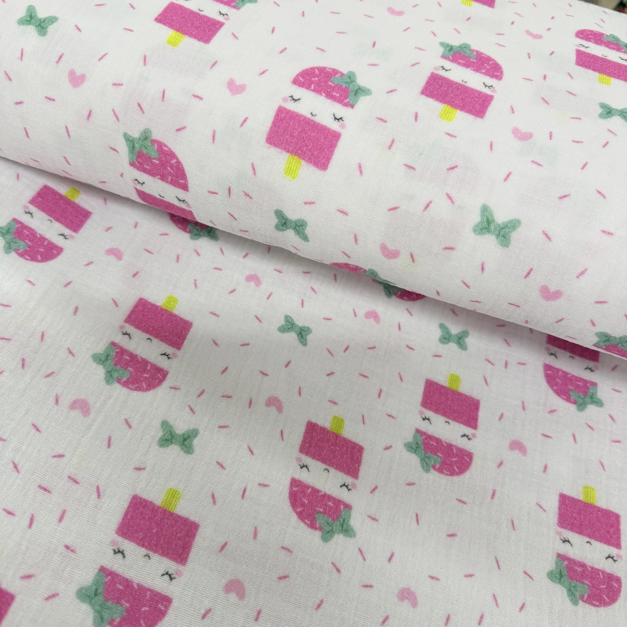 Disa - Digitaltryckt Muslin tyg