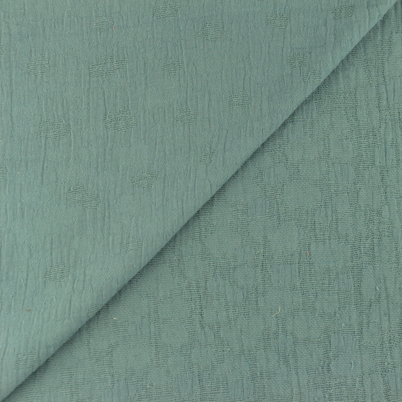 Muslin - Blomma, Steel Blue