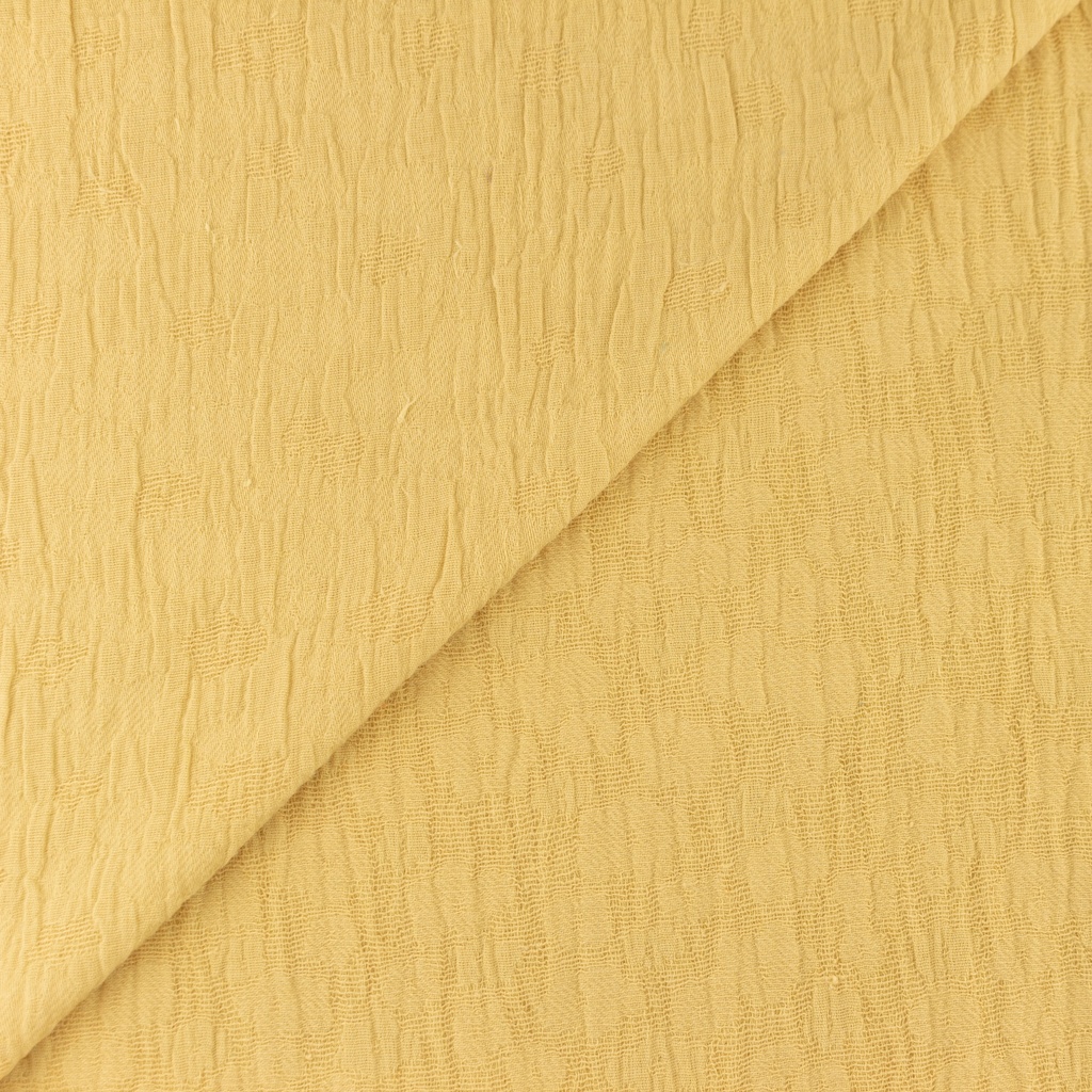 Muslin - Blomma, Light Yellow