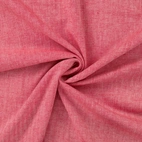 Chambray, fiskben - Röd