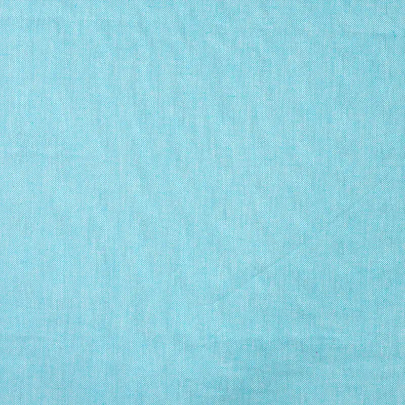 Chambray, fiskben - Aqua
